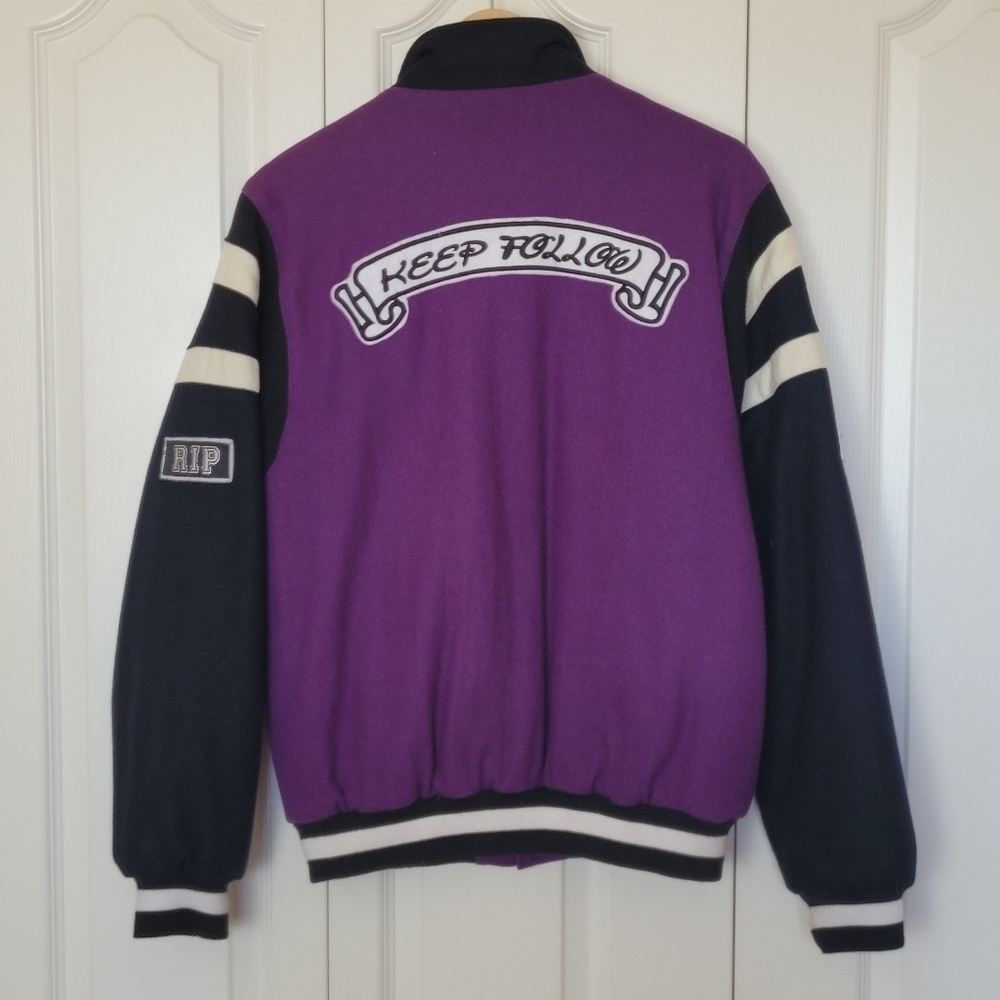 Toxic Line Design Winter Jacket Varsity